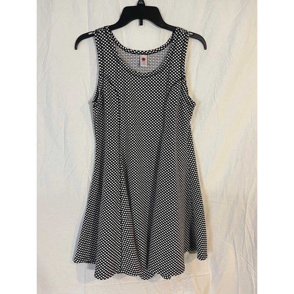 Total Girl polka dot skater dress